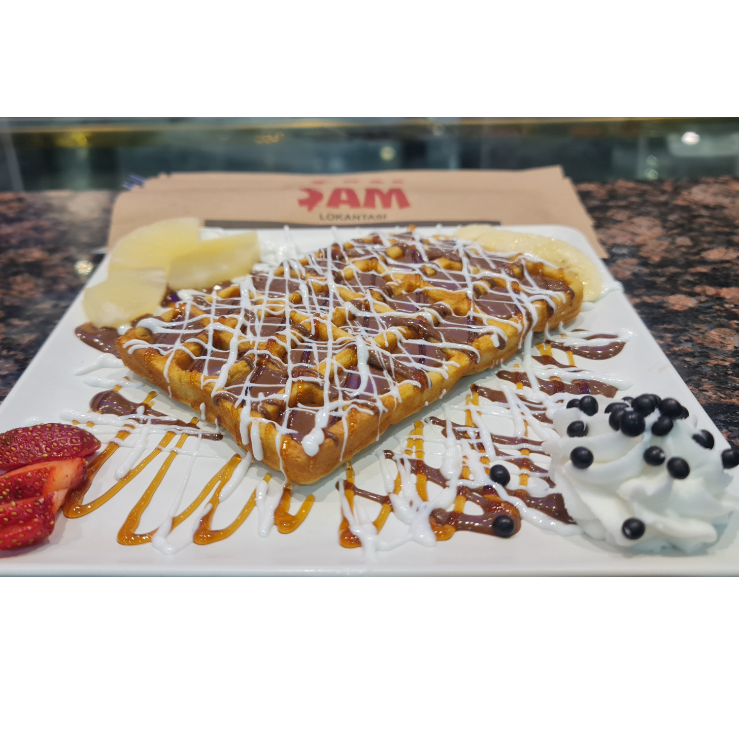 وافل شوكولا سادة