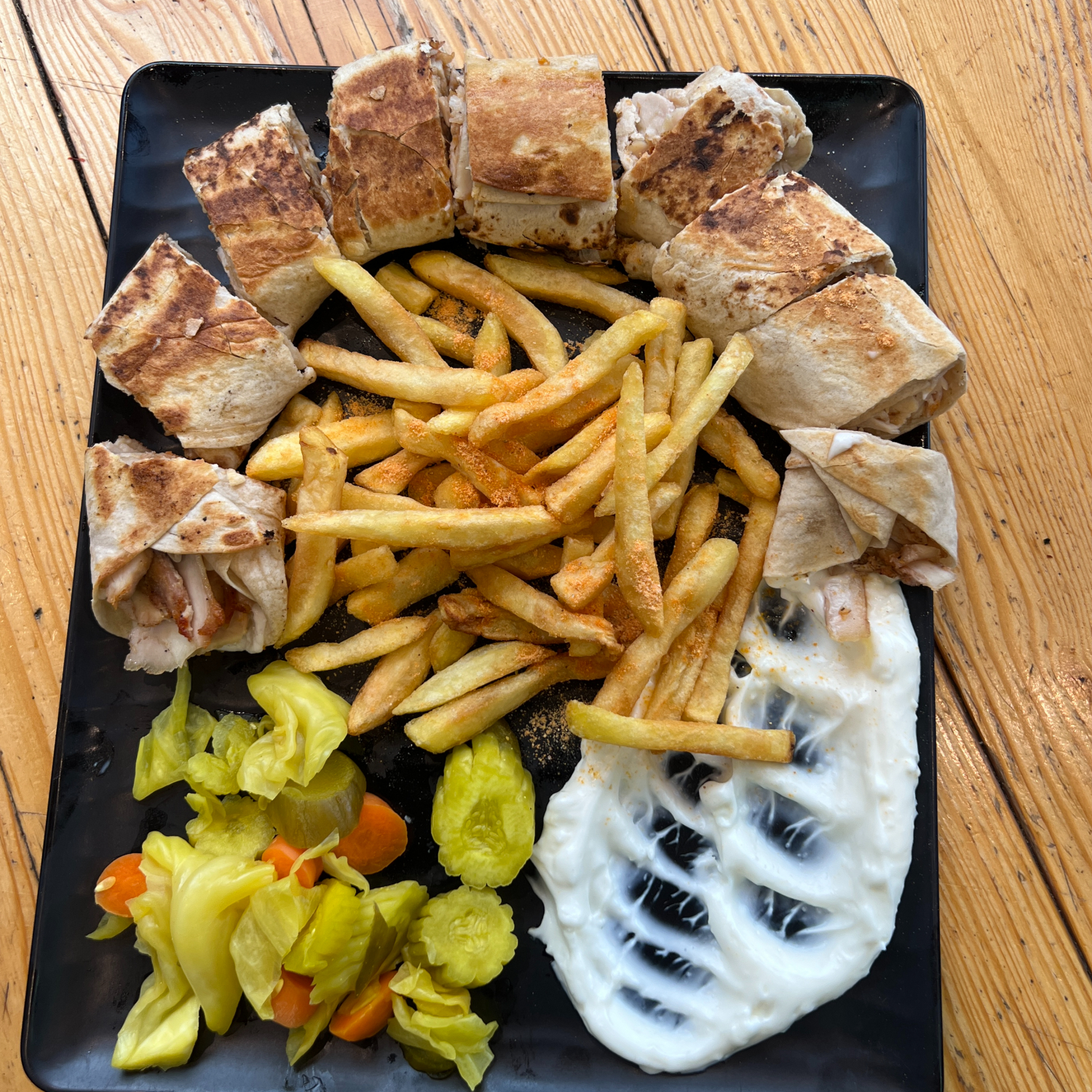 وجبة شاورما عربي